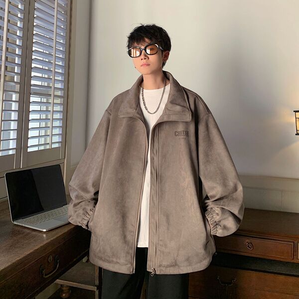 Autumn velvet men's Japanese jacket