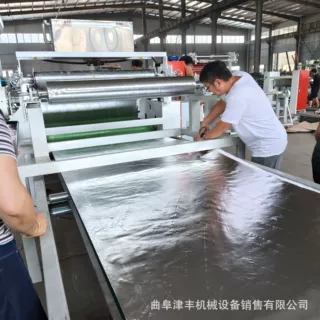 橡塑棉XPS挤塑板复合机铝箔保温板贴合机泡沫板镀铝膜覆膜机