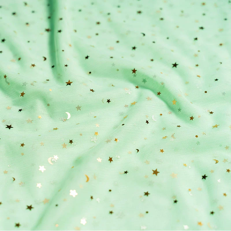 Nail sequins, fuchsia gauze cloth for manicure, internet celebrity