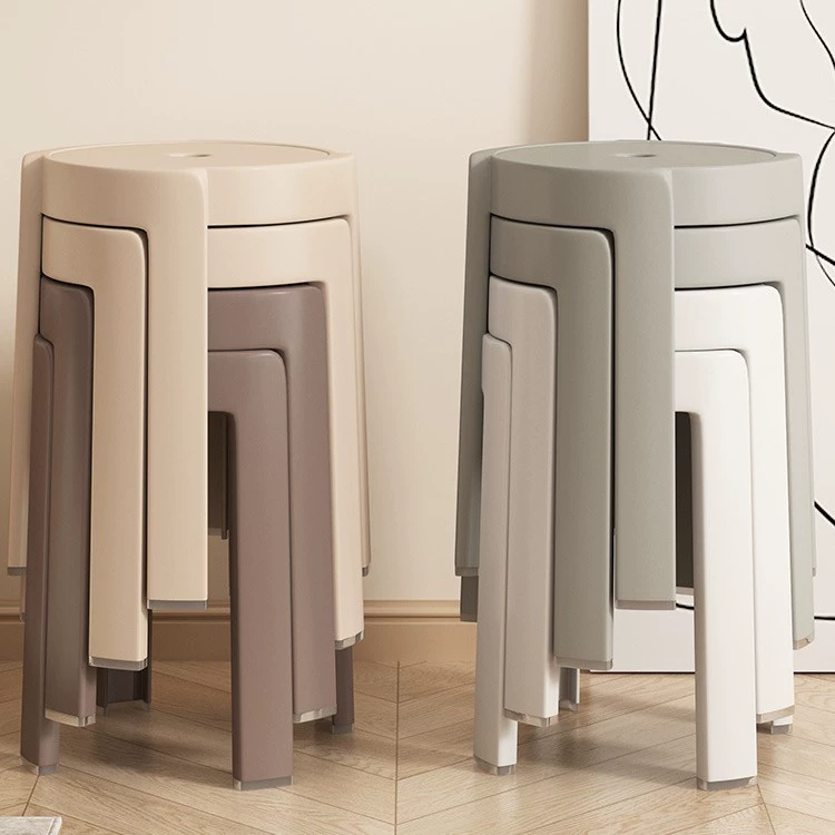 Пластиковые табуретки для домашнего использования утолщенные резиновые табуретки Стол высокий табурет может быть сложен