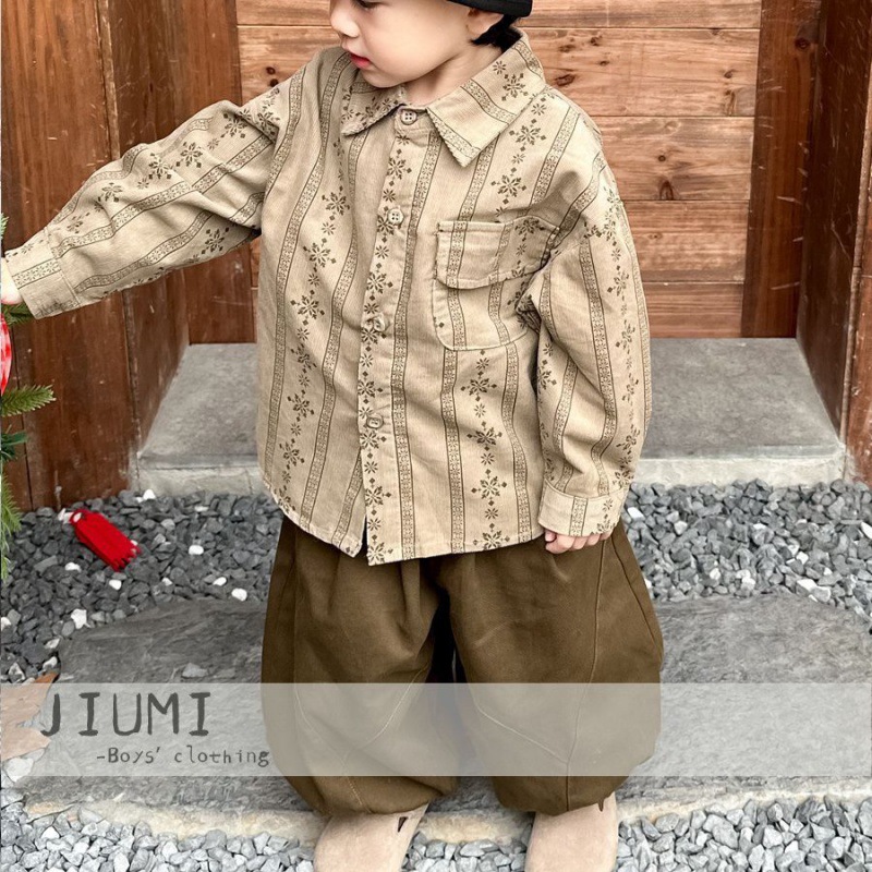 Flower shirt bloomers [two-piece]]