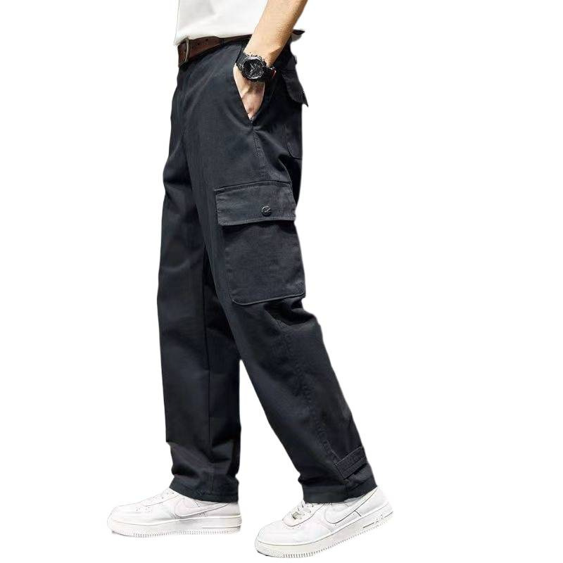 工作裤男耐磨宽松耐脏工作服装建筑工地电焊工多口袋直筒一件批发|undefined