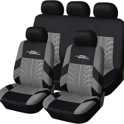 Universal seat cover | Tire Pattern Letter Embroidery Press