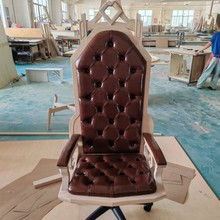 厂家批发欧式酒店宴会椅美容会所浴足休息区接待形象高靠背扶手椅