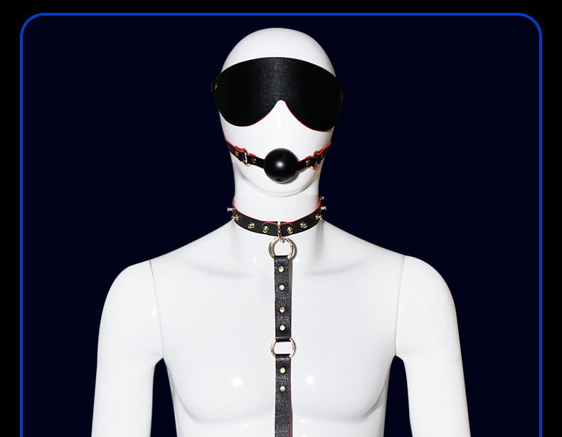 SM Waist Restraint Set with Leather and Metal Details for Adult Couples — detail image 6