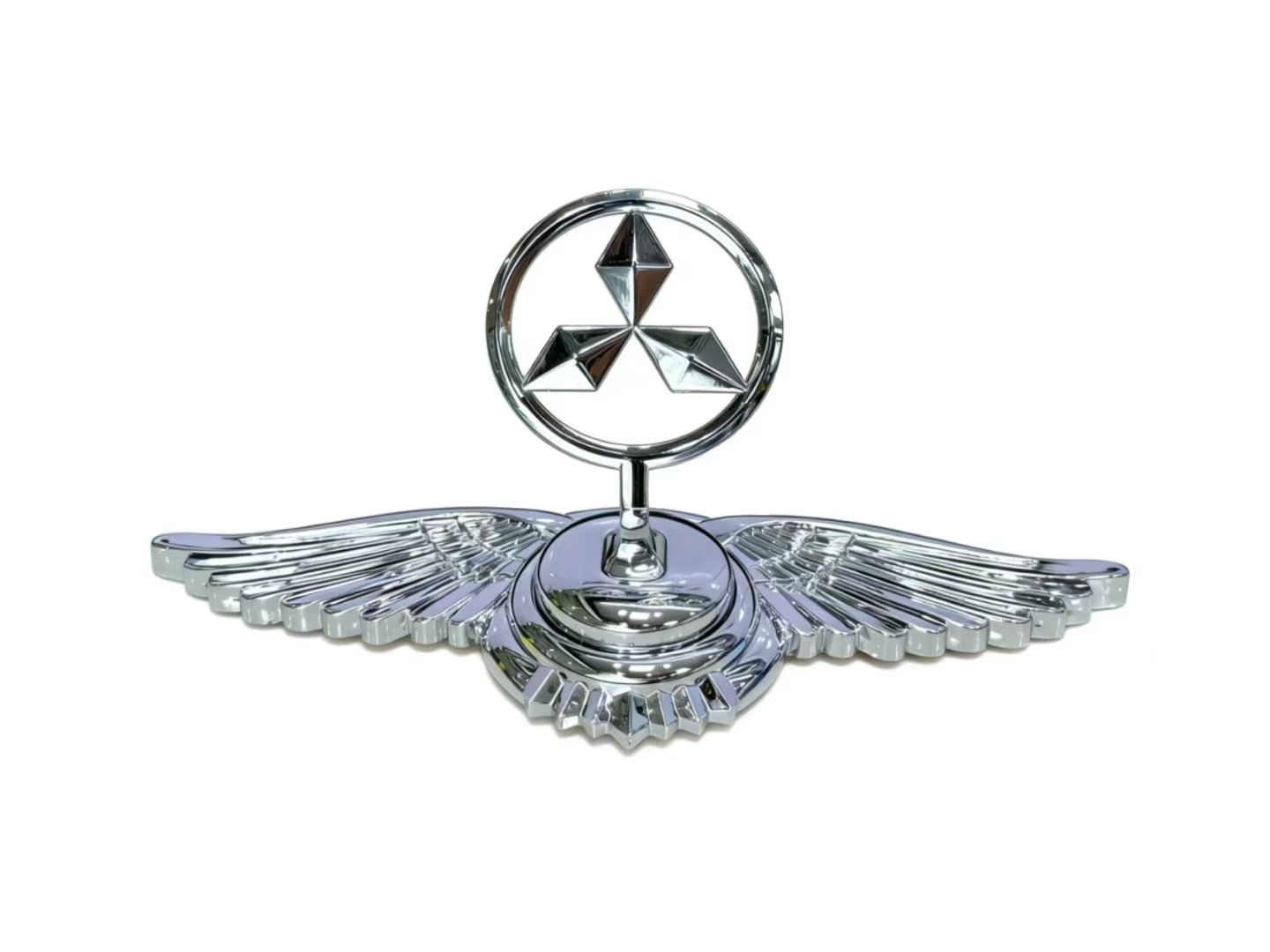 Toyota Car Hood Ornament Modified Decorative Sticker for Toyota Honda Volkswagen Hyundai... (Car logo) - mitsubishi