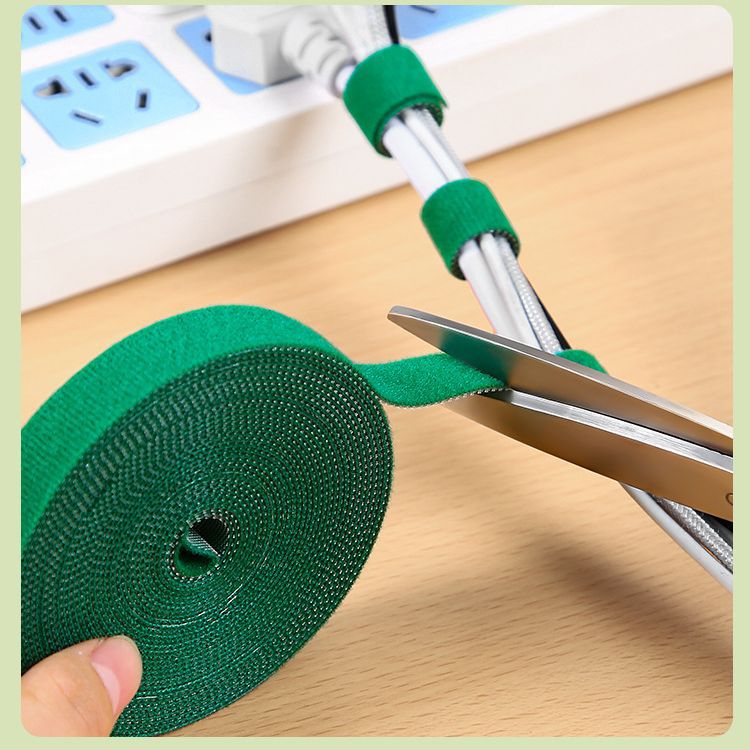 Data Cable Organizer Japanese Velcro Tie Winder Computer Wire Management Desktop Cable Fixing Band
