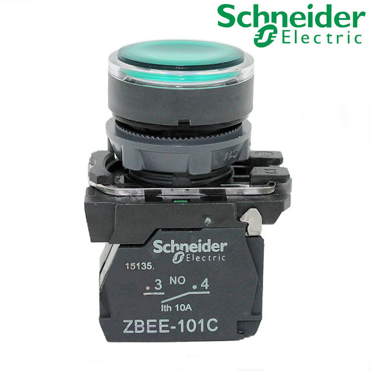 Schneider/施耐德带灯按钮XB5AW33M1C ZBEE-101C ZBV-M3EC
