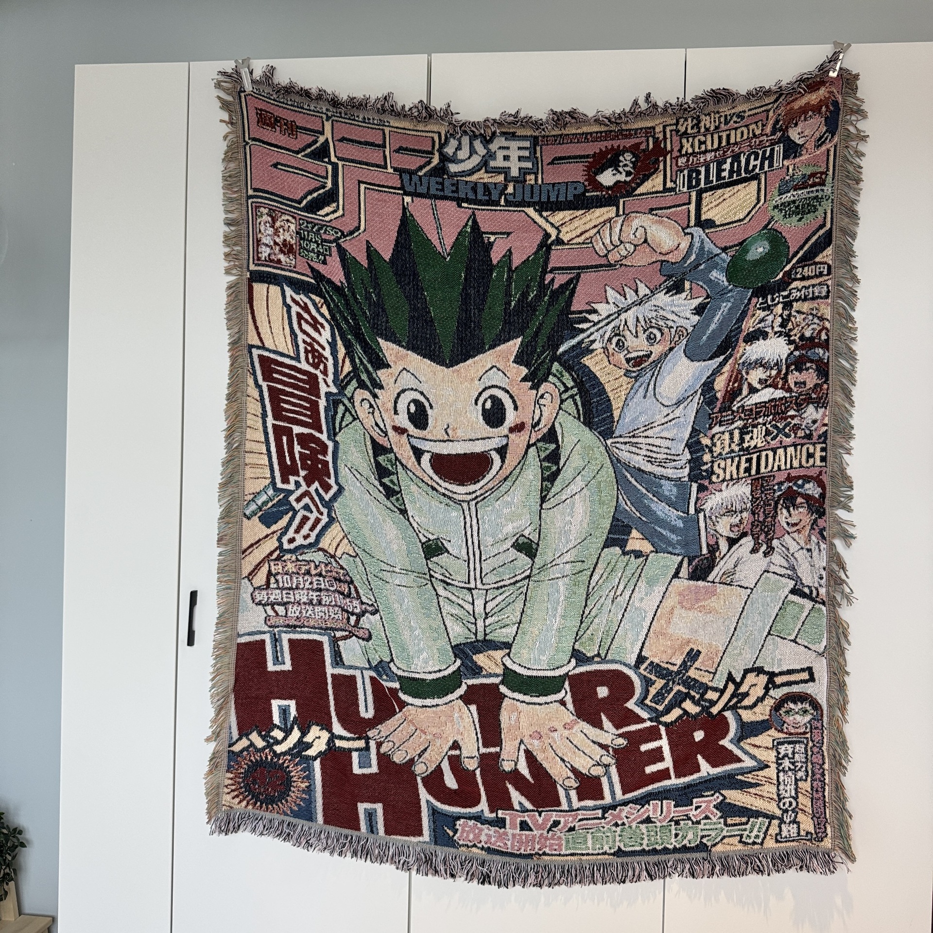 日本动漫 周刊少年 全职猎人 hunter Hunter 小杰富力士奇犽 挂毯