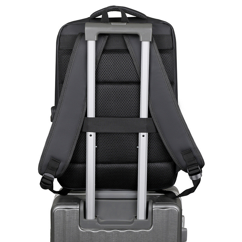 Mochila de negocios al aire libre LOGO imprimible para hombres para reducir la carga, bolsa de computadora de viaje de gran capacidad de 15,6 pulgadas, mochila al por mayor