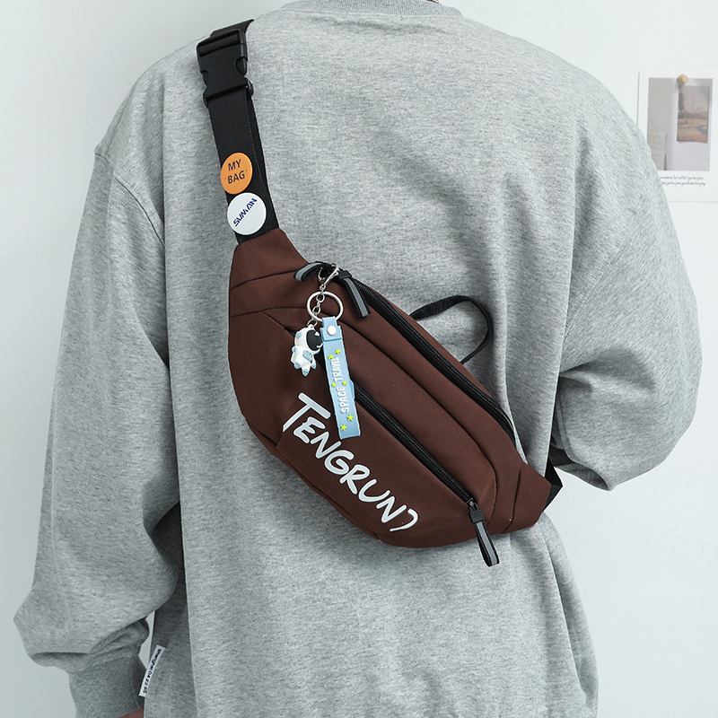 Crossbody Bag for Men, Trendy Brand, Trendy Men's Backpack, Waist Bag, Sports Shoulder Bag, Women's Mobile Phone, Boy's Small Shoulder Bag, Chest Bag