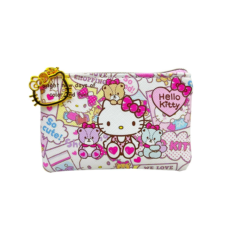 Hello Kitty, мультяшные монеты, маленький милый креативный модный кошелек на молнии