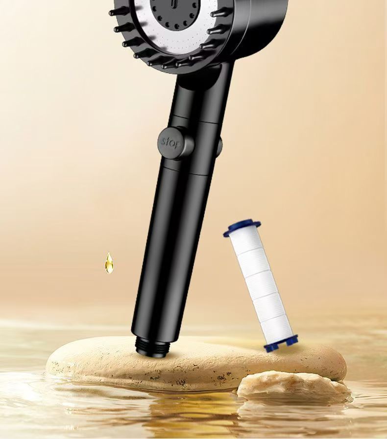 Household high-pressure shower head, bathroom heater, hair dryer, showerhead, rain shower, massage showerhead, bathing wonder Specification drawing