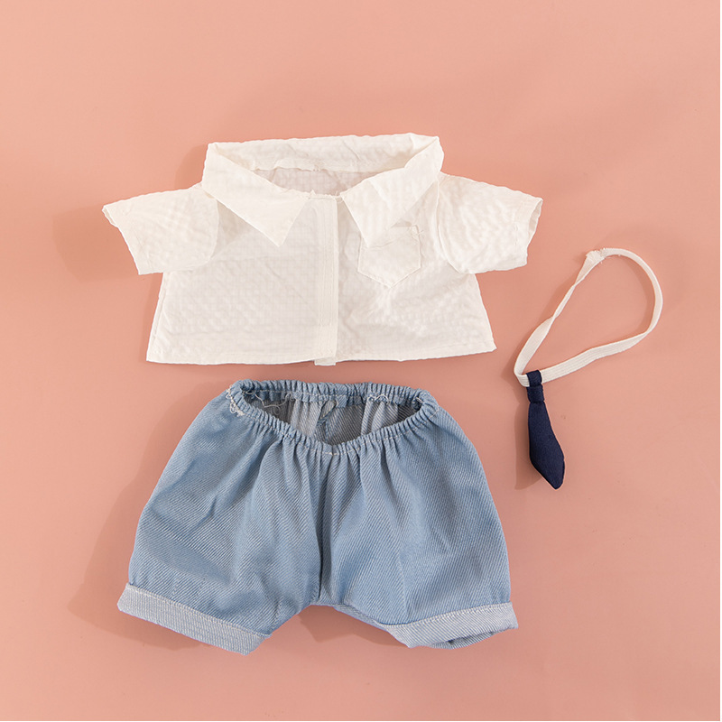 화이트 셔츠+청바지 3종세트[의류만]