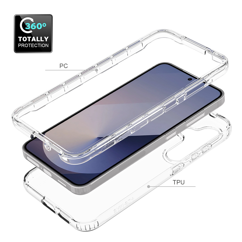 Mayorista aplicable SAM S25edge 360 cubierta de protección de teléfono móvil todo incluido PC más TPU cubierta de protección a prueba de agua