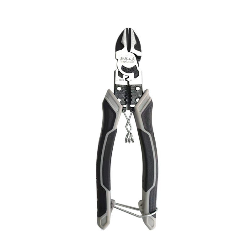 Alicates multifuncionales de estilo alemán, cortadores de alambre excéntricos de grado industrial, alicates de punta fina, alicates diagonales, alicates especiales para electricistas para pelar cables