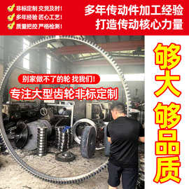 非标制造工业大齿轮生产大型机械传动配件齿轮来图定制大模数链轮