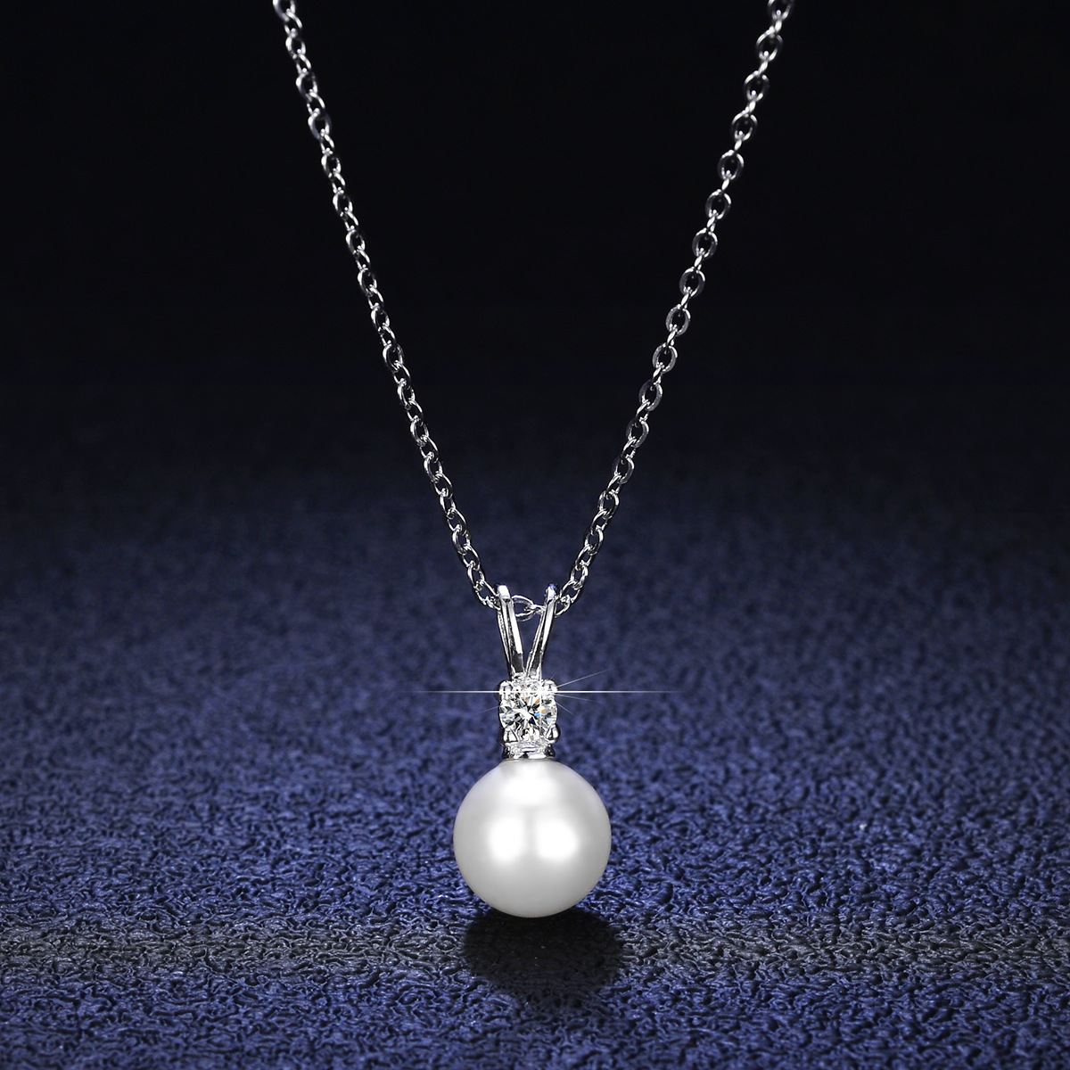 5g Weight Pendant, Necklace Jewelry Making Type 0.1 Karat Carat Total Weight Moissanite Inlay Material 0.1 Karat 925 Sterling Silver Moissanite Inlay Water Droplets