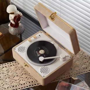Spot Factory Wholesale Retro Cd Player Album Bluetooth Speaker Player All-In-One Accessible Luxury Creative Student Gift