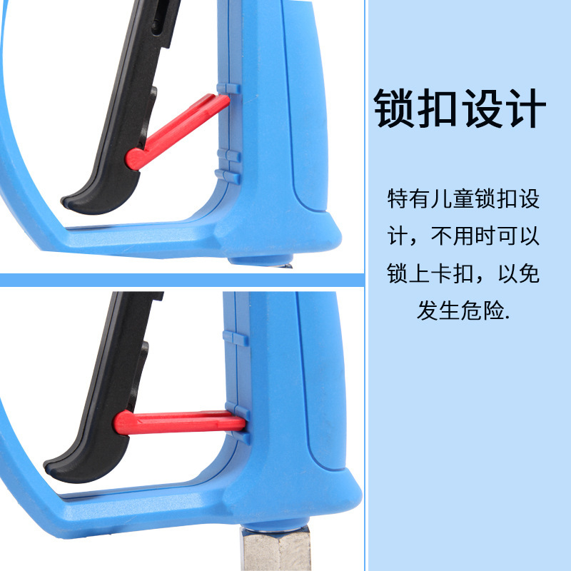 Cross-border high pressure cleaner 5000psi car wash high pressure 350kg water gun powerful car wash gun head water gun