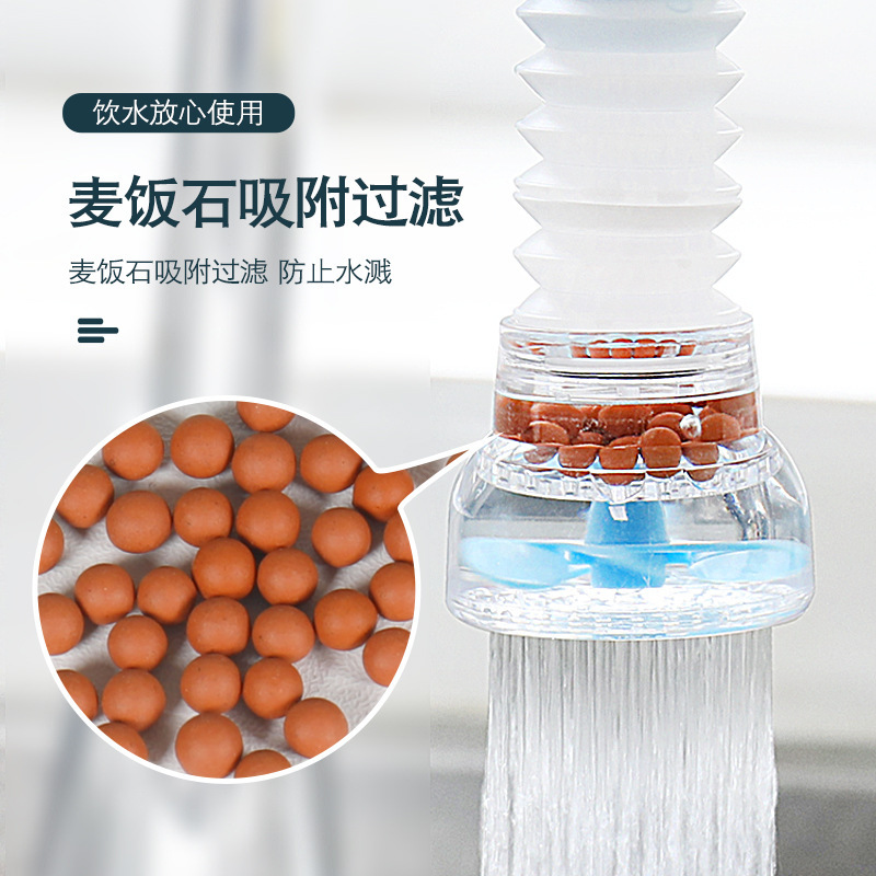 cocina ahorro de agua purificador de agua a prueba de salpicaduras cabeza retráctil con arroz de arroz grifo de piedra grifo de ducha grifo