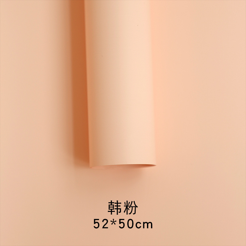 Huaxi espesar 7,5 seda dopamina color sólido papel de moda impermeable flor embalaje de papel floral ramo floral al por mayor transfronterizo