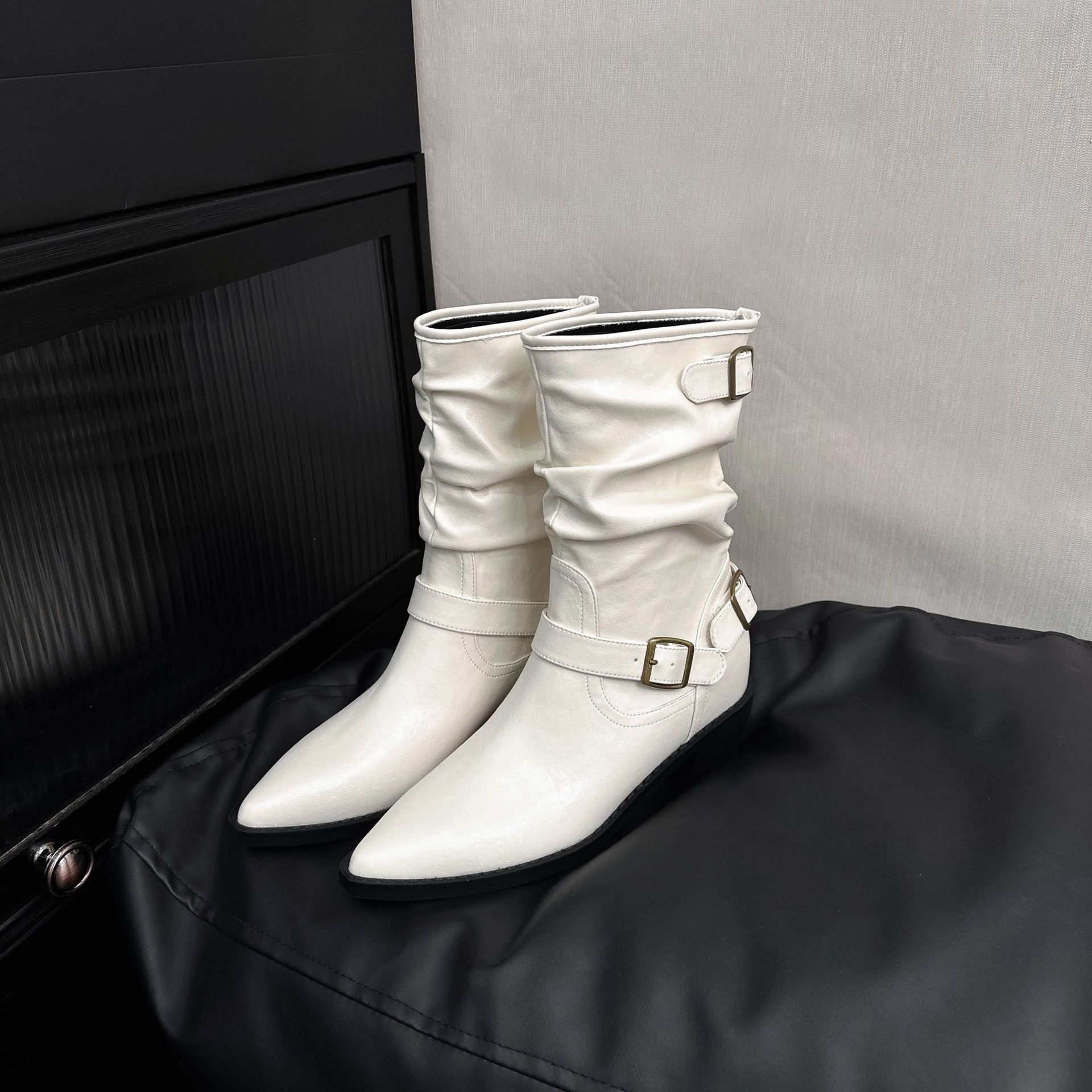 Botas de Caballero para Mujer de 8 cm de Superfibra con Aumento de Altura