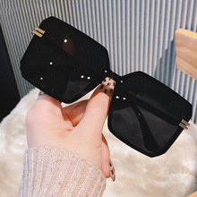 韩版时尚新款墨镜潮搭防晒网红街拍女士大框遮阳太阳眼镜一件包邮
