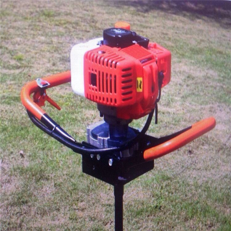 新款地钻挖坑机大功率小型农用汽油机打洞钻孔机果园施肥机