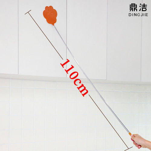 Banana-shaped stainless steel extendable household manual mosquito and cockroach swatter with long handle fly swatter manufacturer