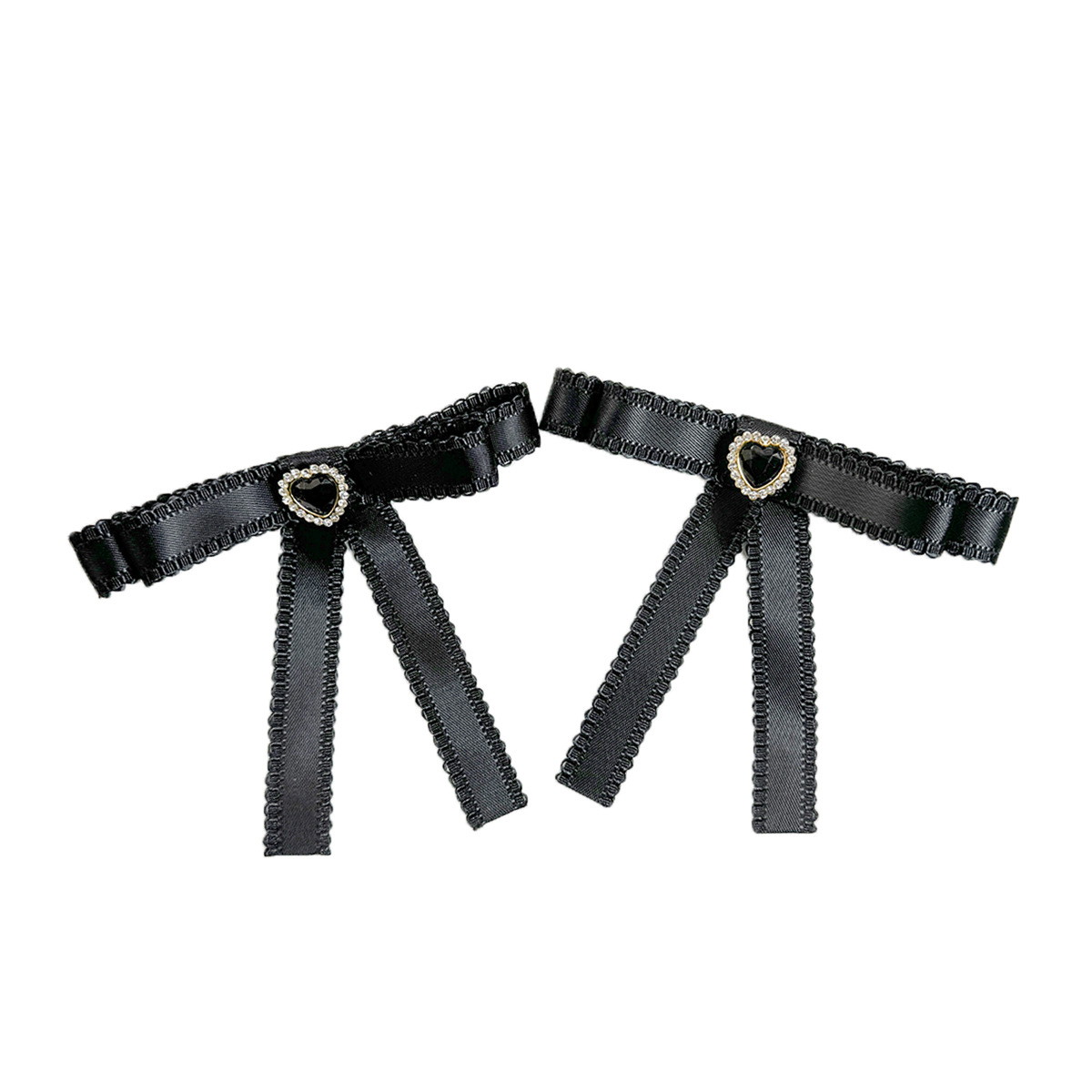 17g Weight Women's Sweet Bow Knot Cloth Hair Clip