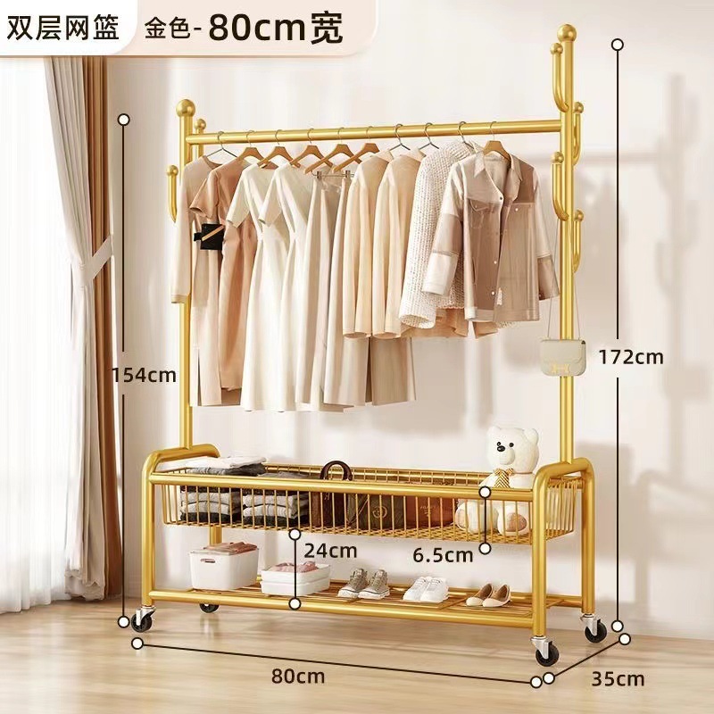 80 더블 레이어 라이트 럭셔리 골드 메탈 유니버설 휠