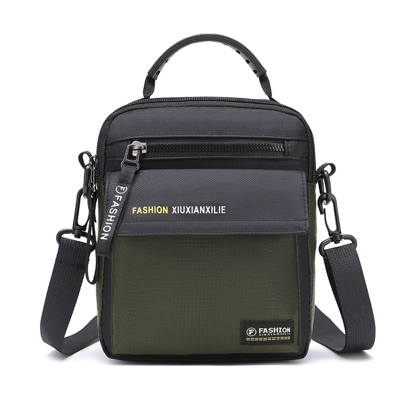 Waterproof capacious one-shoulder bag for students for traveling