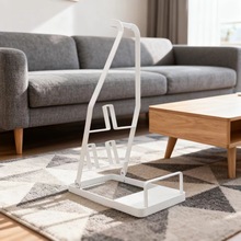 可折叠日式免打孔吸尘器支架拖把架批家居用品整理置物架拖把收纳