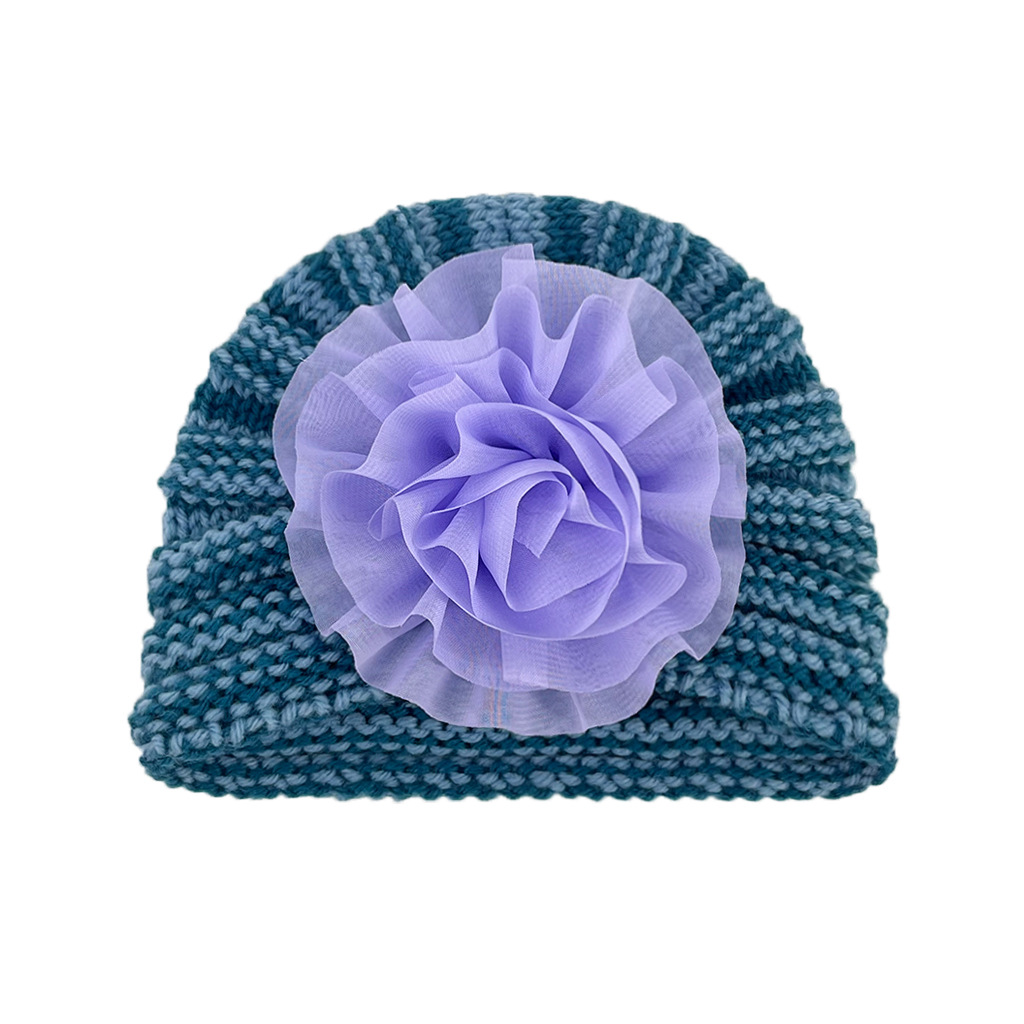 Children Unisex Fashion Flower Flowers Baby Hat display picture 8