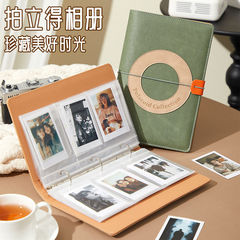 ポラロイド写真収納ブック 3inch フォトアルバムノートブック大容量カップル富士ルーズリーフ記念アルバム写真