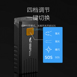 Улыбка акула портативная легкая установка. Выделите велосипедные лампы на открытом воздухе.