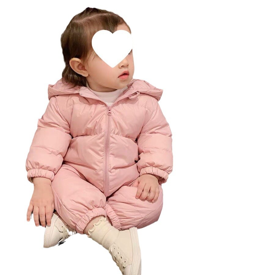 가을과 겨울을위한  의 원바디 면화 패딩 재킷은 갓 태어난 소년과 소녀를위한 옷을 등반하는면 패딩 재킷