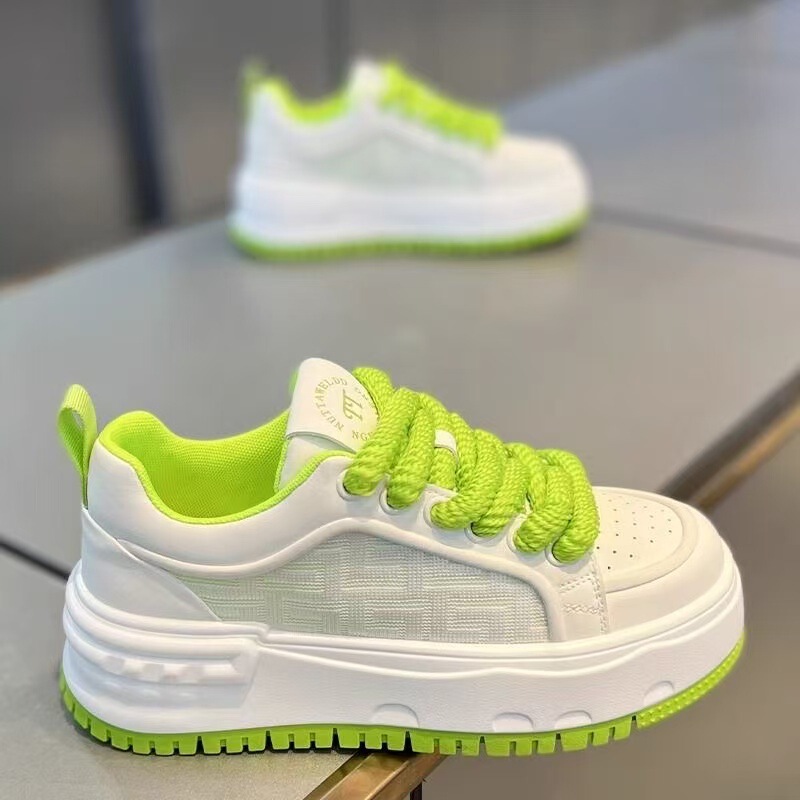 Men's Shoes 2025 New Summer Niche High-End Casual White Sneakers Thick-Soled Youth Sports Versatile Trendy Shoes Men's Shoes 2025 New Summer Niche High-End Casual White Sneakers Thick-Soled Youth Sports Versatile Trendy Shoes