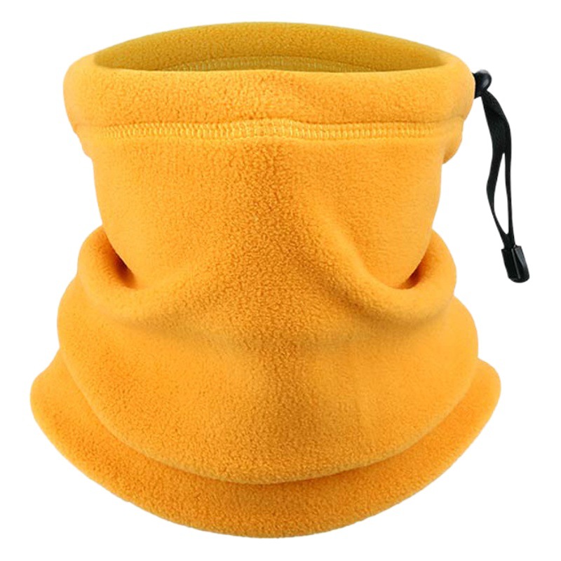 Multifunctional Autumn and Winter Face Protection and Warm Mask, Windproof and Warm Fleece Face Scarf, Cycling Neck Scarf, Drawstring Neck Cover