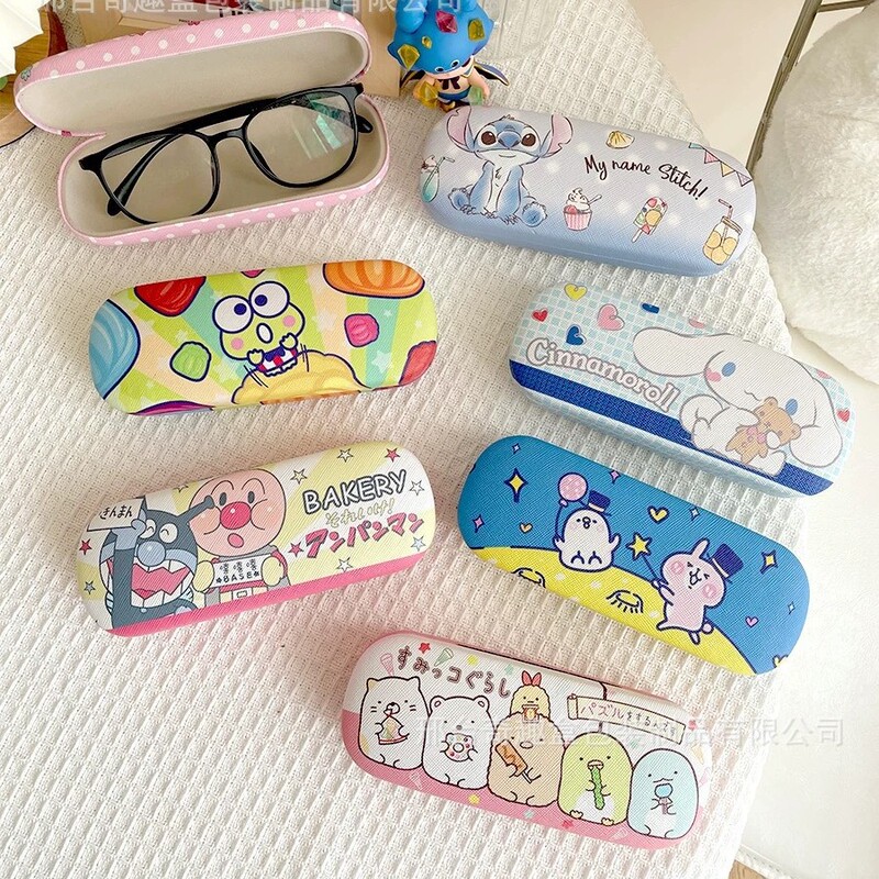 Cartoon Cute Glasses Case, High-End, High-End, Myopia Case, Anti-Fall, Anti-Pressure, Simple and Portable Storage Box Cartoon Cute Glasses Case, High-End, High-End, Myopia Case, Anti-Fall, Anti-Pressure, Simple and Portable Storage Box