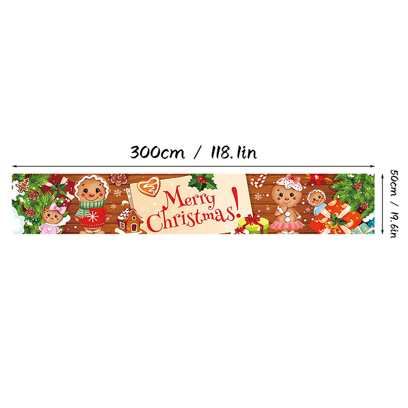 新しいクリスマスバナー メリークリスマス ホリデーシーン装飾 雪の結晶 高齢者向けの図面デザインをサポート|undefined
