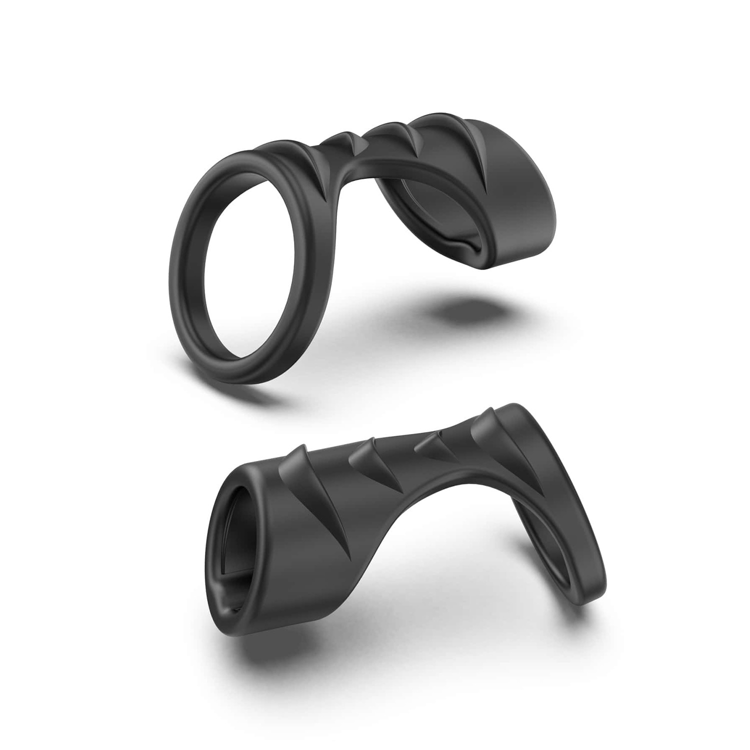 Venta caliente Super suave anillo de bloqueo de esperma de tres anillos de silicona líquida anillo de pene vinculante de triple raíz anillo de bloqueo completo anillo sexy