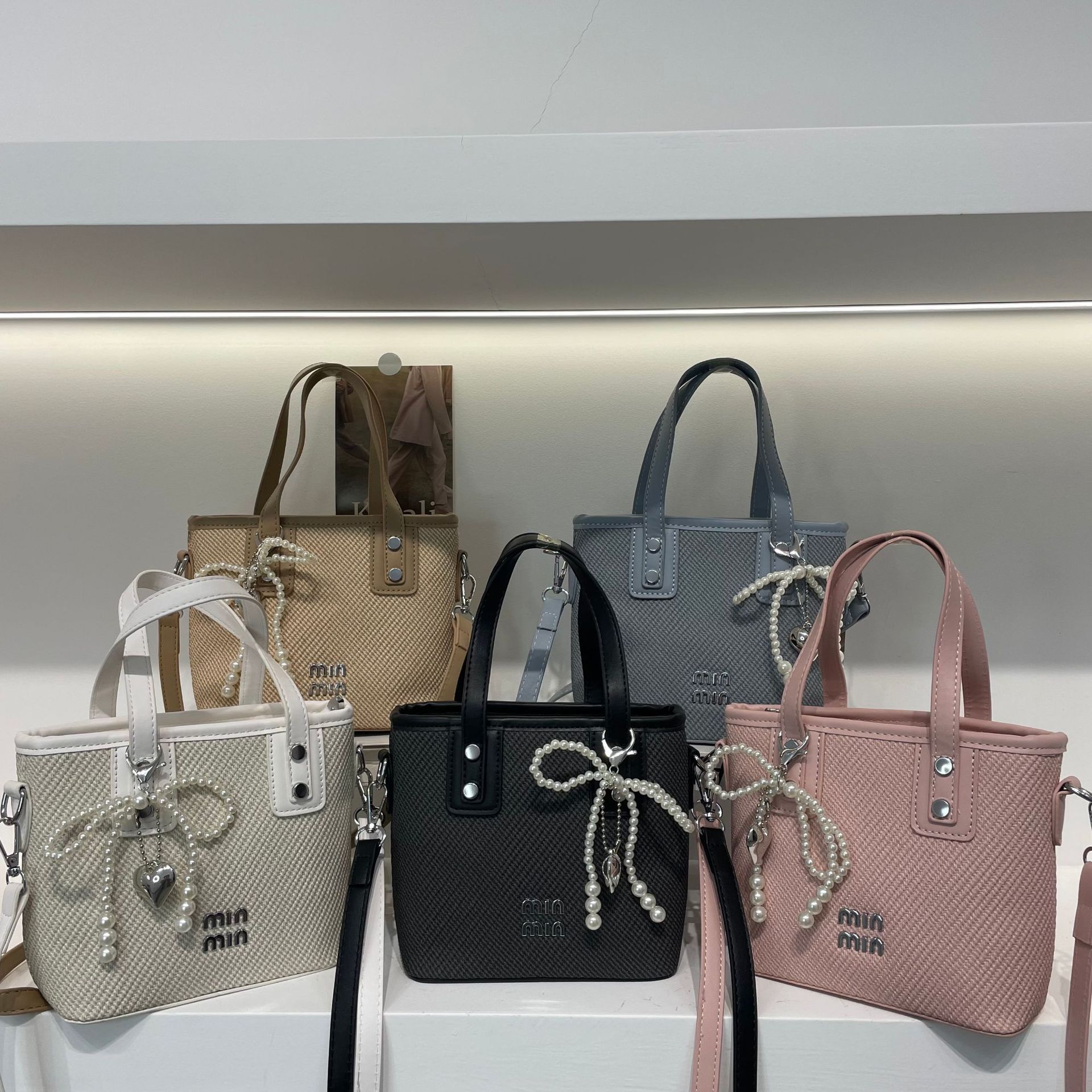 2026 New Fashion Handbag Single Shoulder Crossbody Tote Bucket Bag Trendy Bags for Women Cross-Border