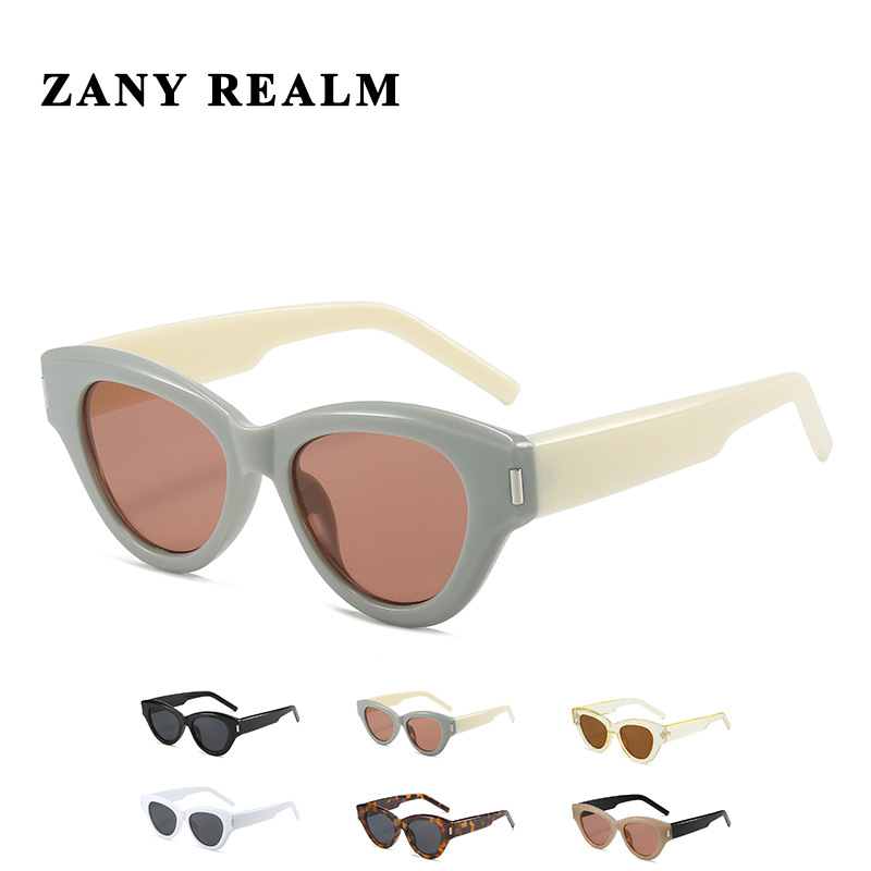 Nuevo retro gato ojo personalidad diseñador gafas de sol neto frijol rojo mismo estilo americano gafas de sol fabricante en stock