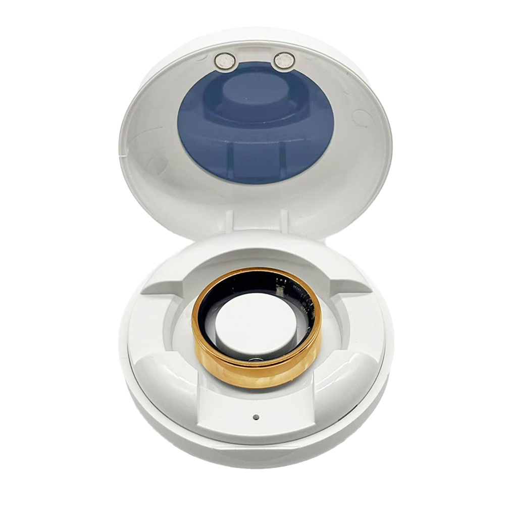 Anillo de salud inteligente con succión magnética Almacén de carga rápida Anillo inteligente Anillo inteligente Anillo de frecuencia cardíaca Almacén de carga