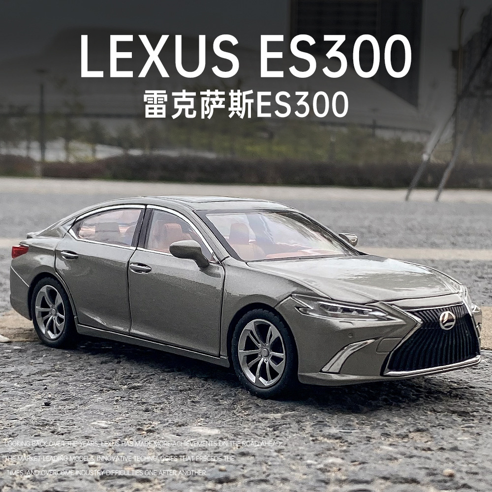 골든 큐브 1:24 시뮬레이션 합금 LEXUS ES300 자동차 모델 사운드 및 조명 음향 효과 백 포스 장식품 컬렉션