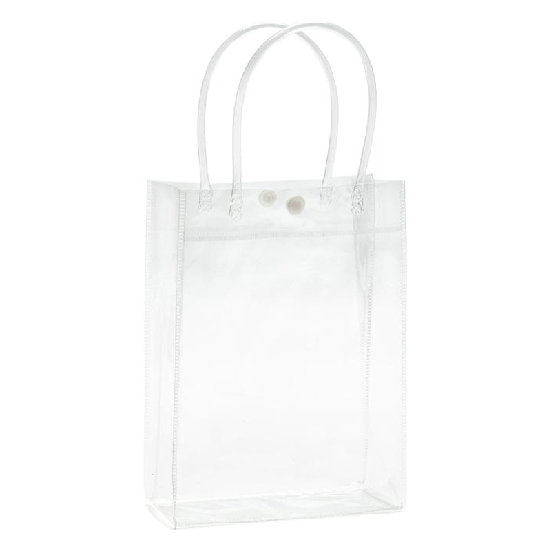 Manufacturer's Ready-Stock Wholesale Pvc Tote Bags, Gift Bags, Portable Three-Piece Set, Transparent Pvc Bags with Custom Logo