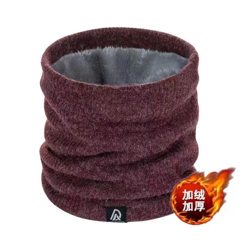 스트라이프 기모 버건디
