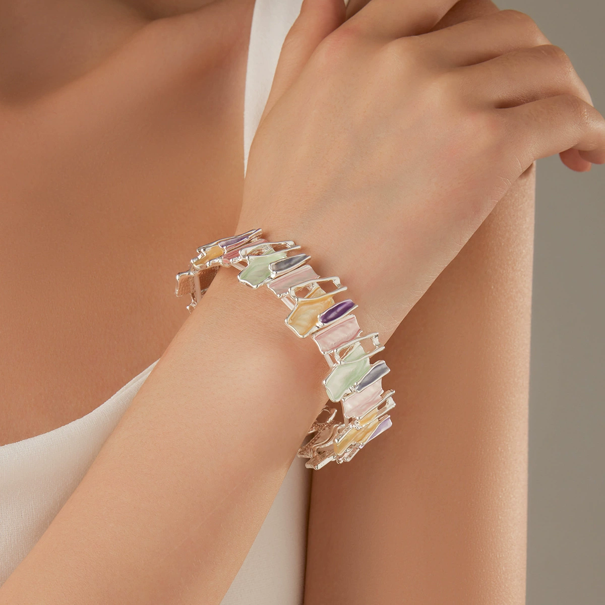 Металлическая креативная золотая bracelet handmade, (переходная торговля)